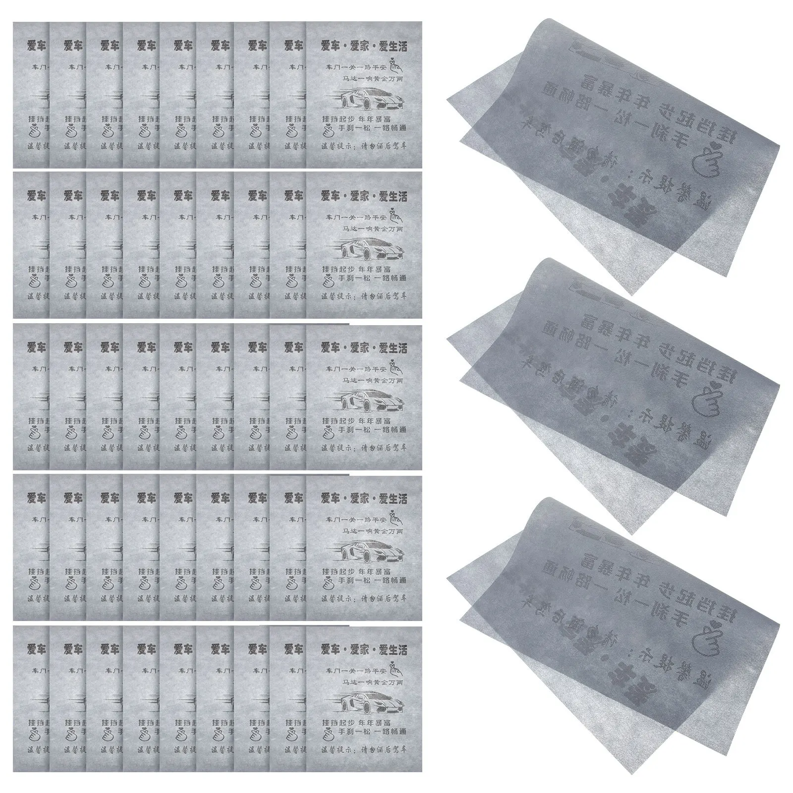 

50pcs Non-Woven Floor Mat For Car Auto Carpet Protector Disposable Vehicle Interior Foot Mats Lightweight Waterproof Automotive