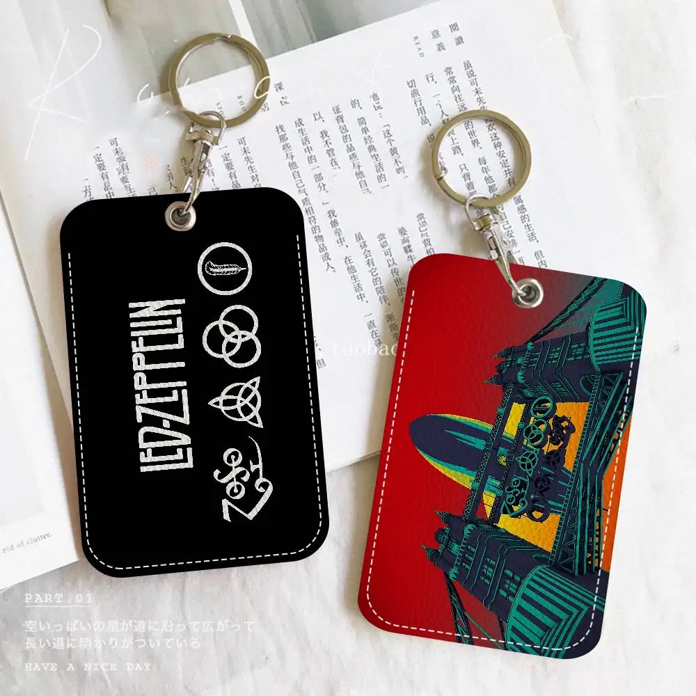 

Персонализированный держатель для карт британской рок-группы L-Led Z-Zeppelin, подходит для банковских карт, проездных билетов, кошельков, бейджей, брелоков.