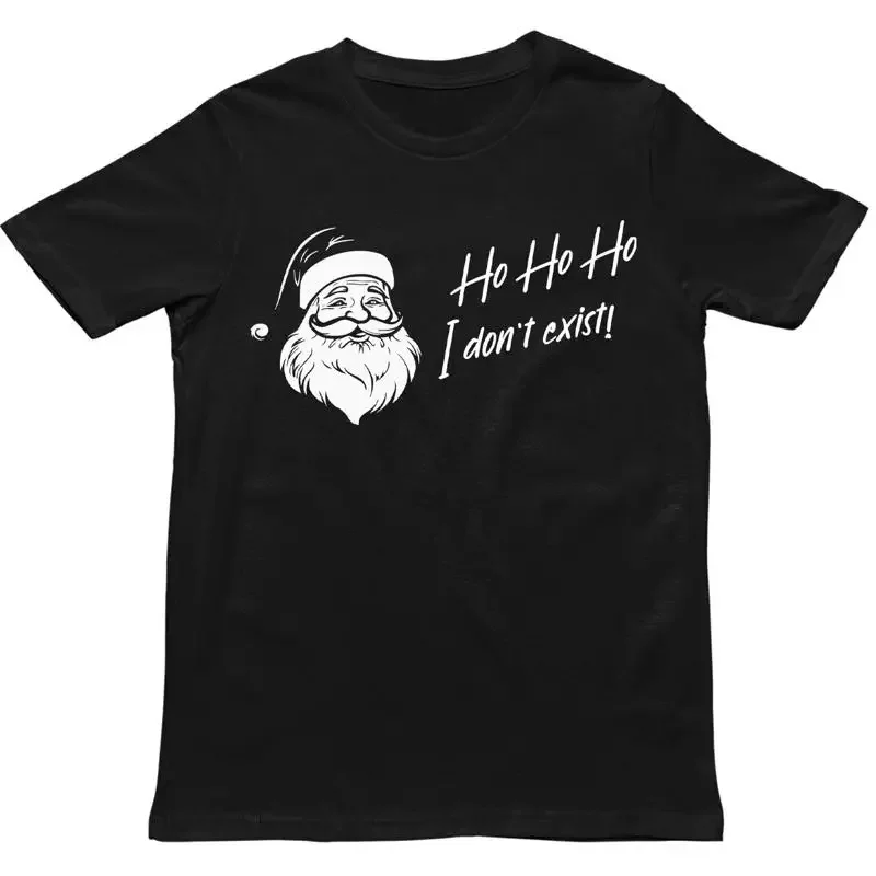 Ho I Don'T Exist T Shirt Funny Christmas Santa Doesn Äôt Top