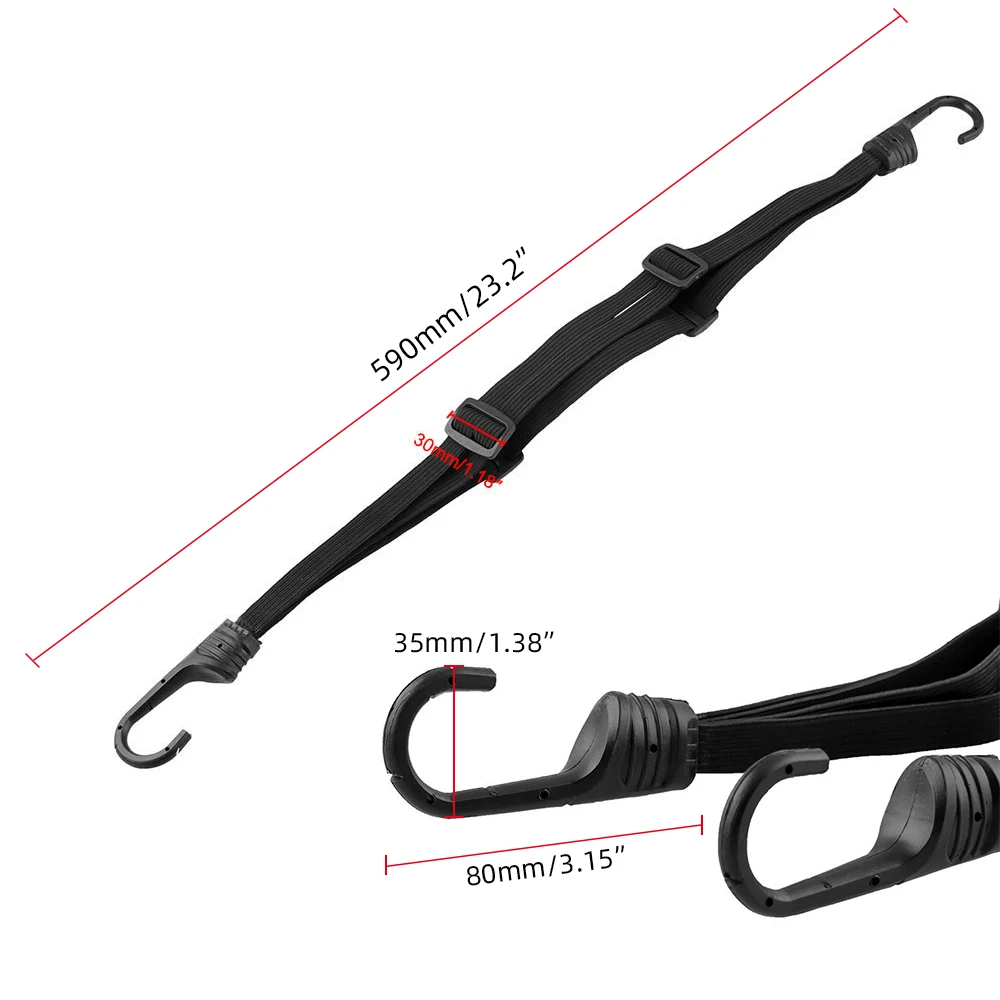 4 In 1 Elastic Bicycle Luggage Fixed Strap Rope Bungee Cord Cycle Helmet Cargo Fixing Band Strap