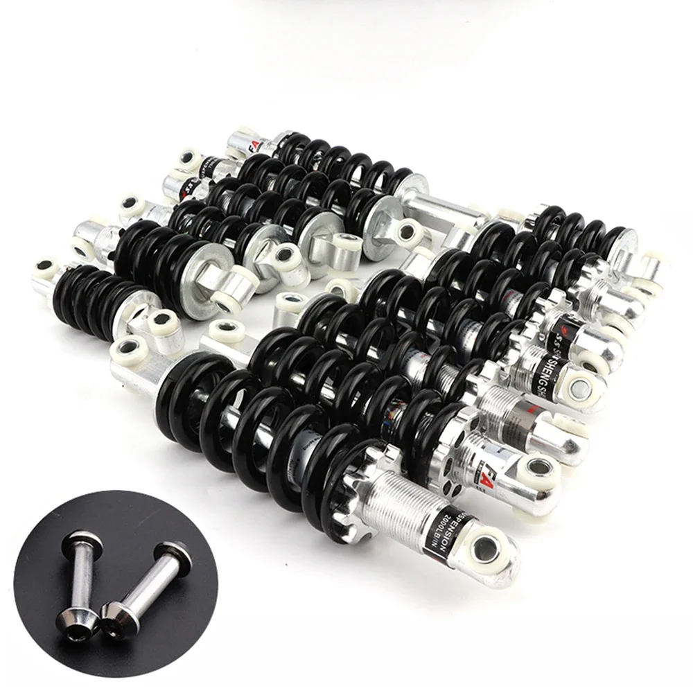 Amortecedor de suspensão traseira 90/100/115/125/150/170/180/190/200/215MM para 47cc49CC Super Minimoto ATV Scooter Elétrica Mini Pocket Bike