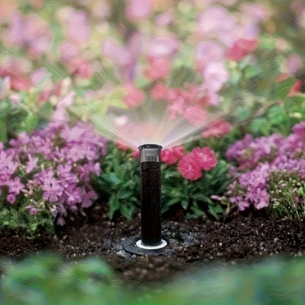 Adjustable 360 Degree Retractable Sprinkler Nozzle 1/2 Inch Female Thread Anti-Rust Buried Sprinkler Spring-Loaded Telescopic