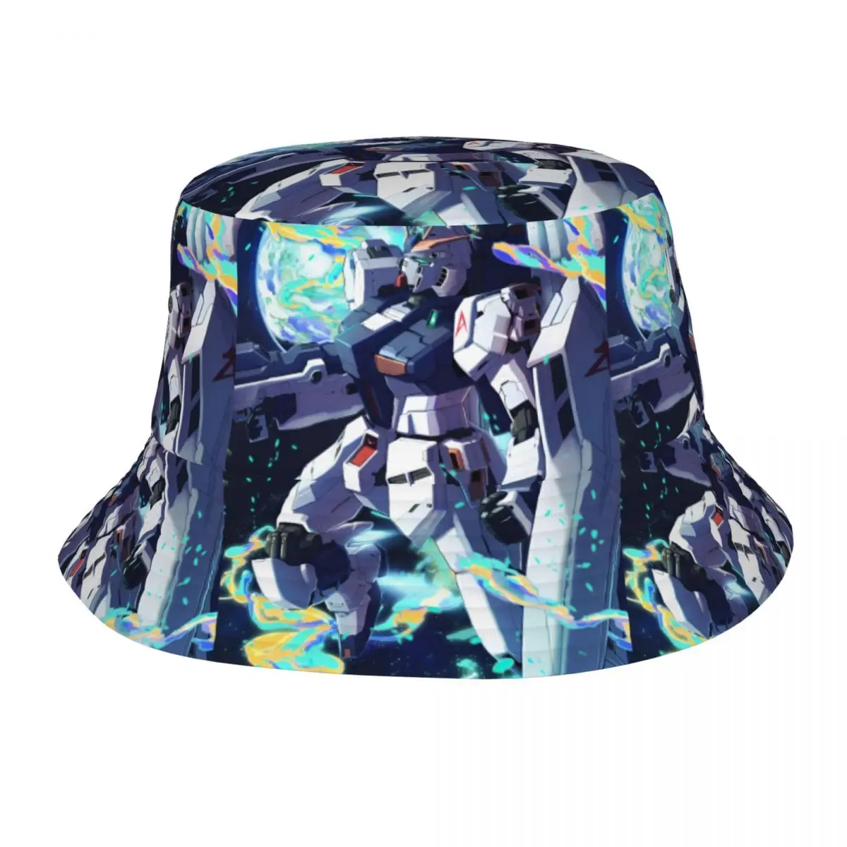 

Custom G-Gundams Manga Hot Bucket Hat Men Women Fashion Summer Beach Sun Hot Fisherman Cap