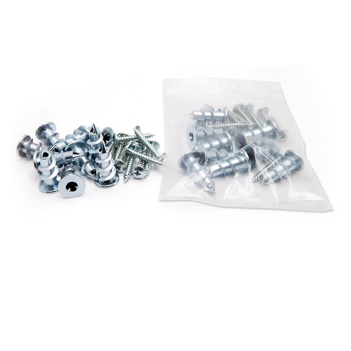 Zinc Self-Drilling Drywall/Hollow-Wall Anchor Kit with Screws (30