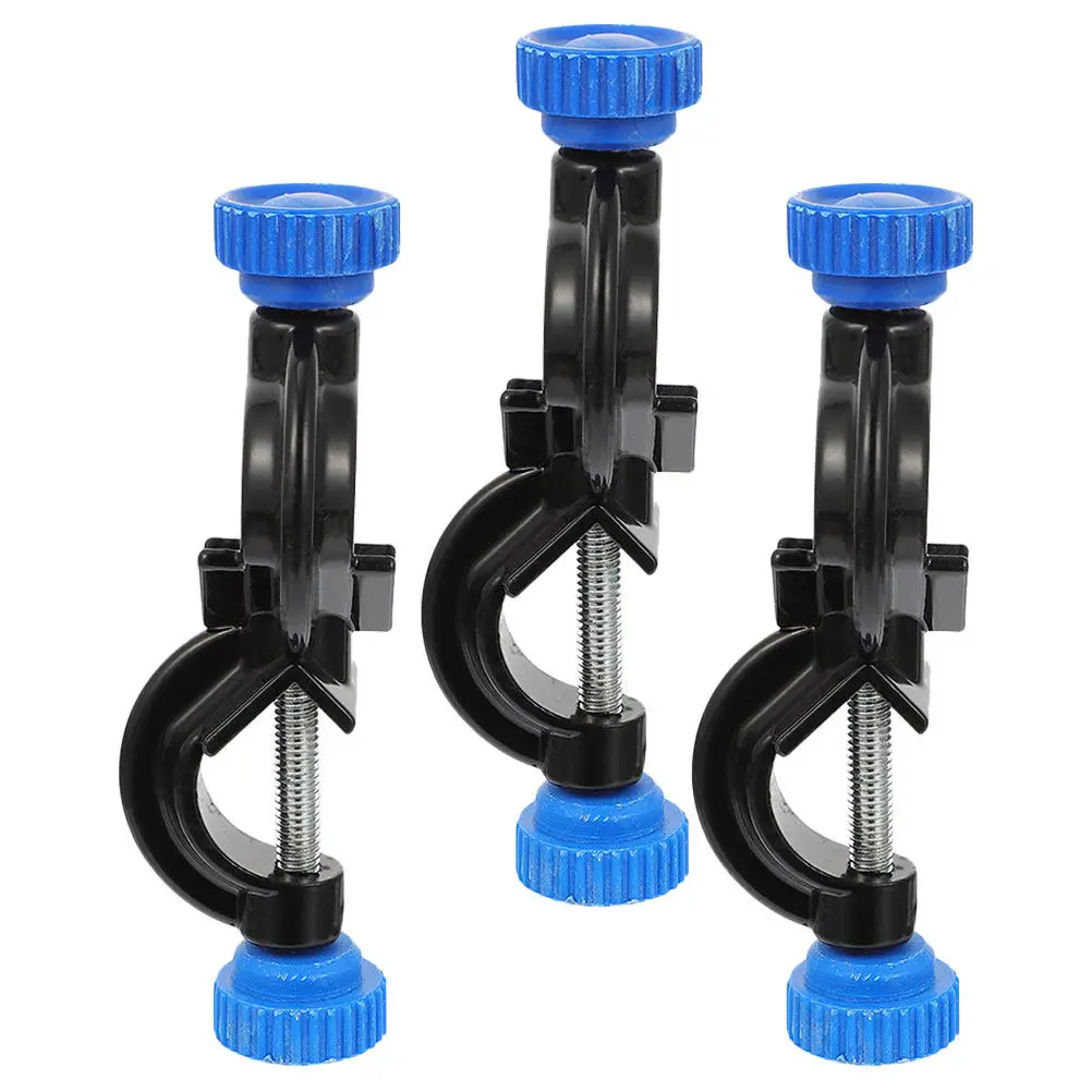 

3Pcs Cross Bar Clamp Aluminum Spray Coated Boss Head Clamp Holder Lab Stand Holder Laboratory Supplies Laboratory Equipment