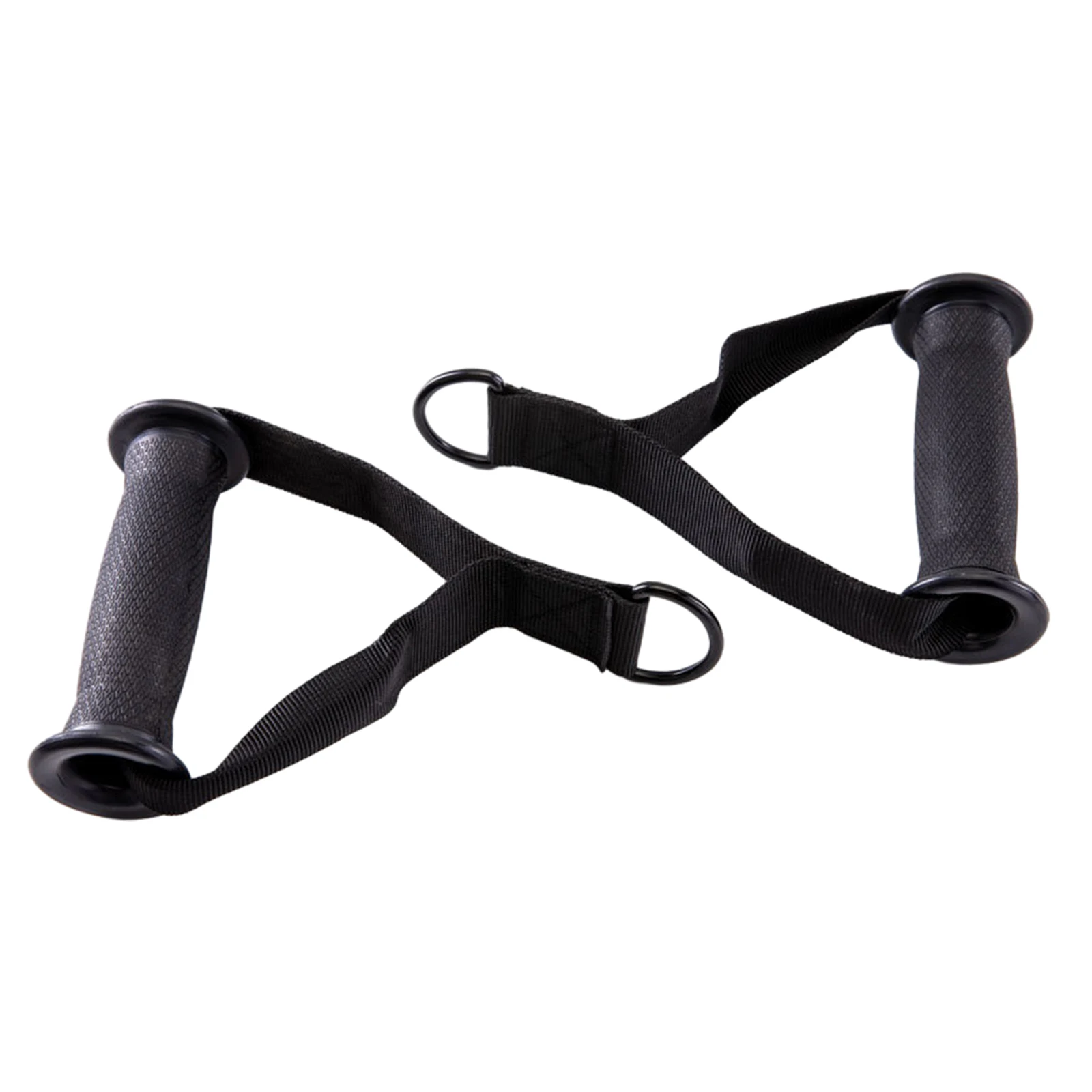 2Pcs Exercise Handles Grips Gym Resistance Bands Grip Attachments Gym Equipment for Weight Lifting Yoga Workout