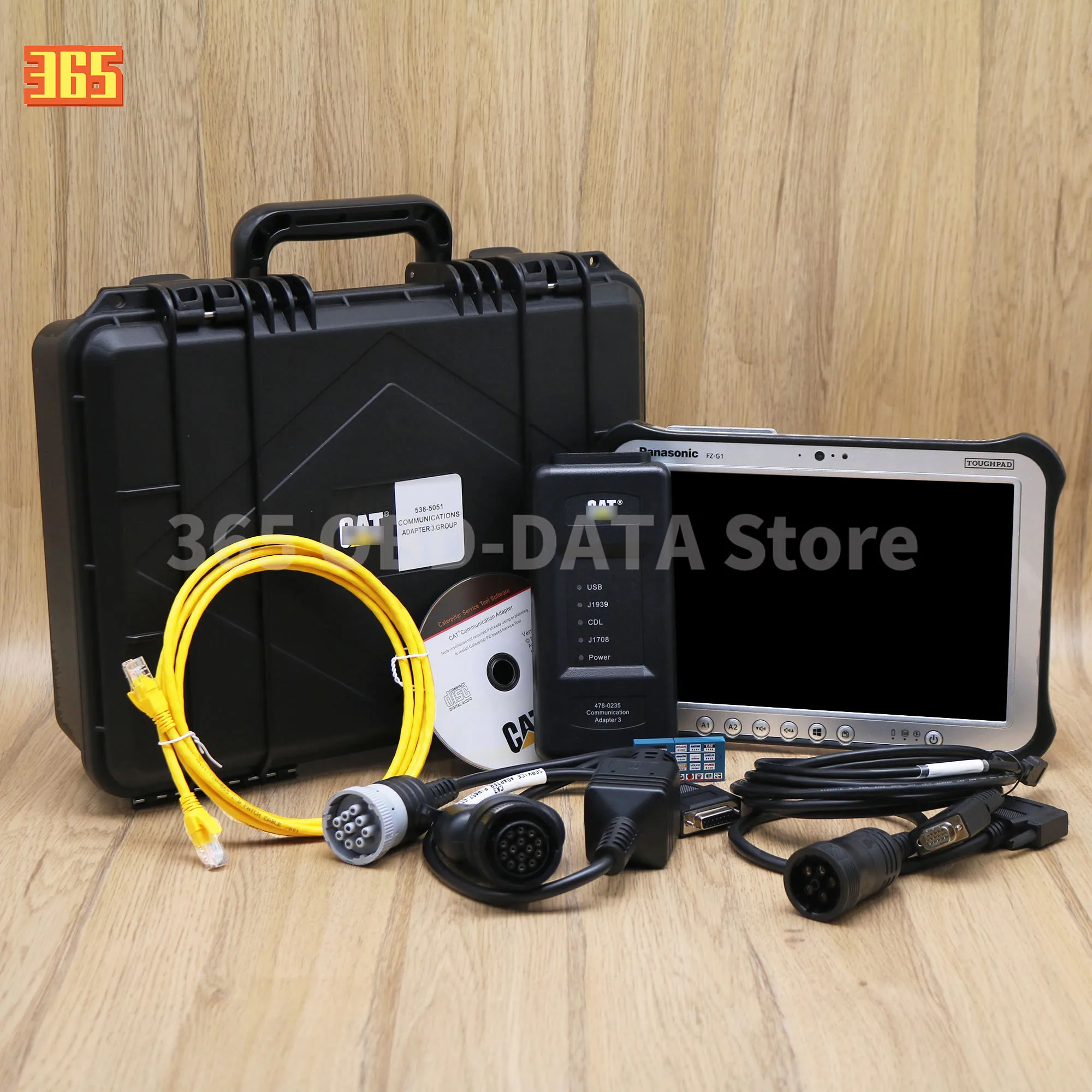 ET4 478-0235 Adapter For CAT Truck Excavator Diagnostic Tool Communication With 9+14 Pin Ethernet Cable Speed up Diagnosis