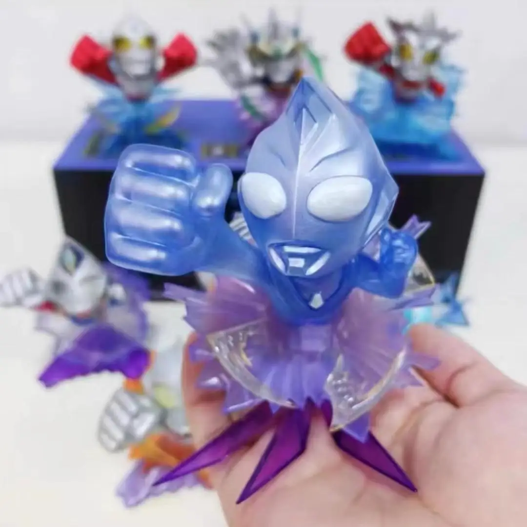 TAMASHII Nations Box Q-versie Ultraman Blind Box Tweede editie met de debuutvormen van Ultra Severn, Zeta en Leo