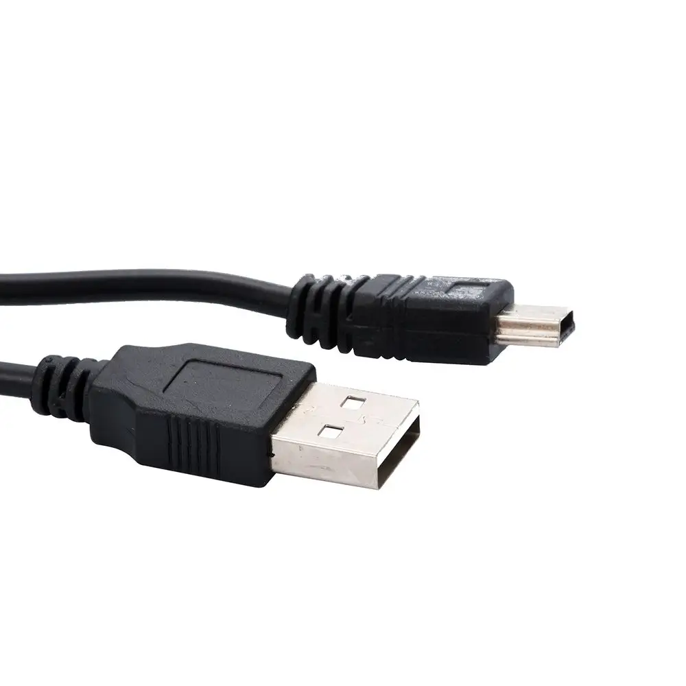 1m Camera for Speakers PSP for MP3 GPS MINI 5 Pin Data Cables Charging Cord USB To MINI 5Pin Male Jack