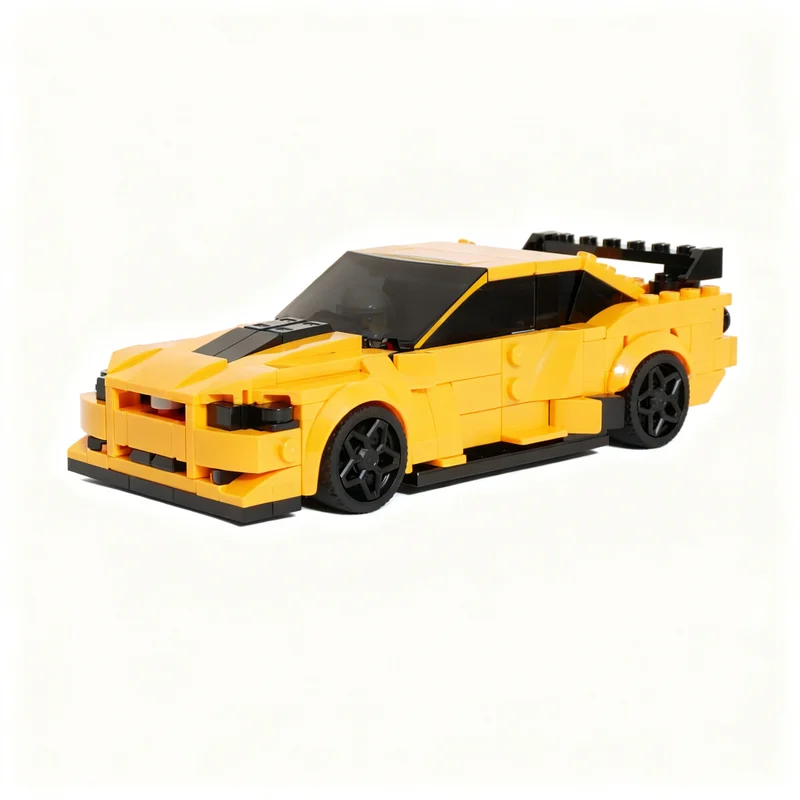 327pcs MOC Nissanns R34 GT-R Skyline v2 city Champions Model Building Blocks Christmas Gift Toy Creative Display Art Education
