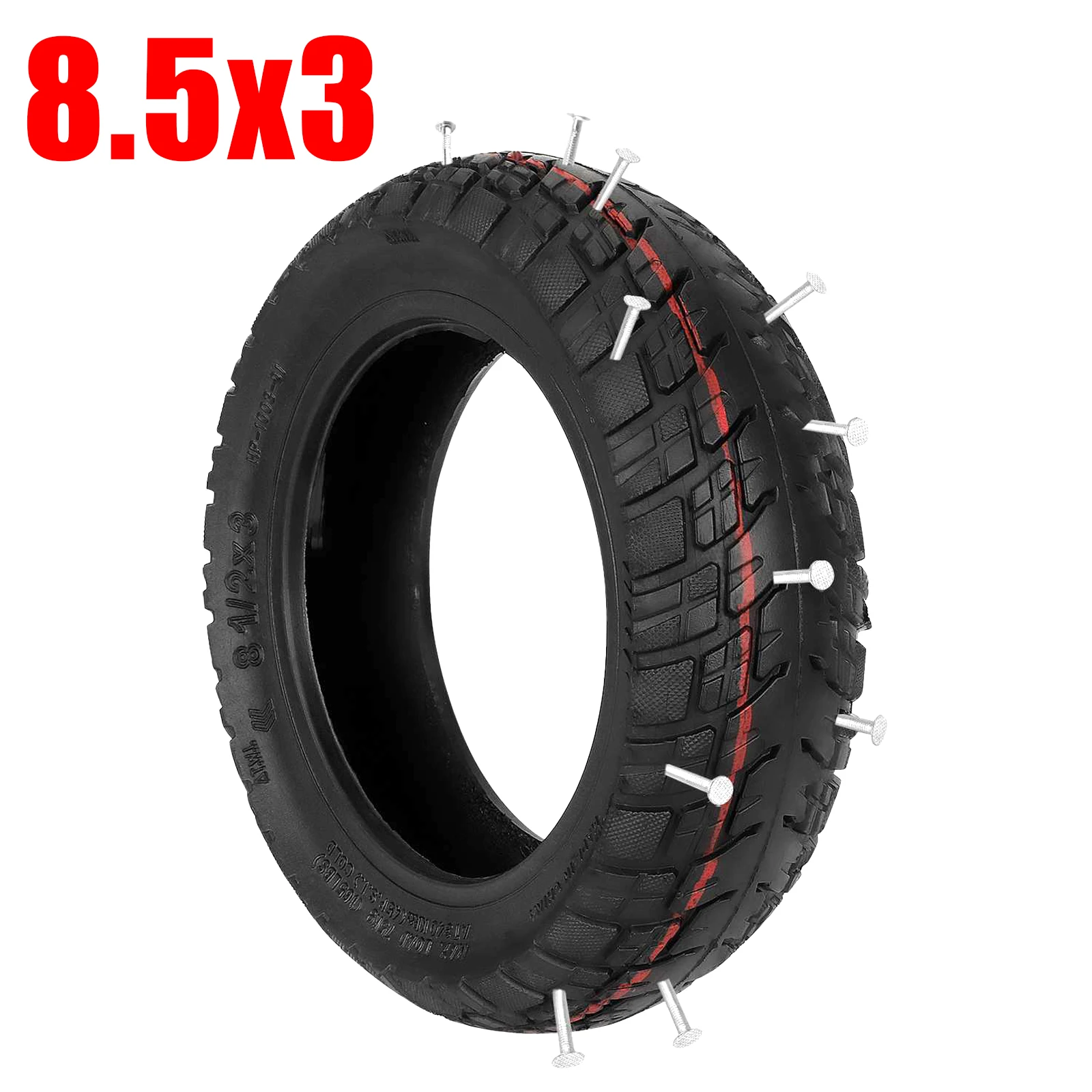 Ulip8.5Inch 8.5x3 Self-healing Tire Electirc Scooter Off-road Anti-skid Durable Tubeless Tire Parts Built-in Self-repairing Glue