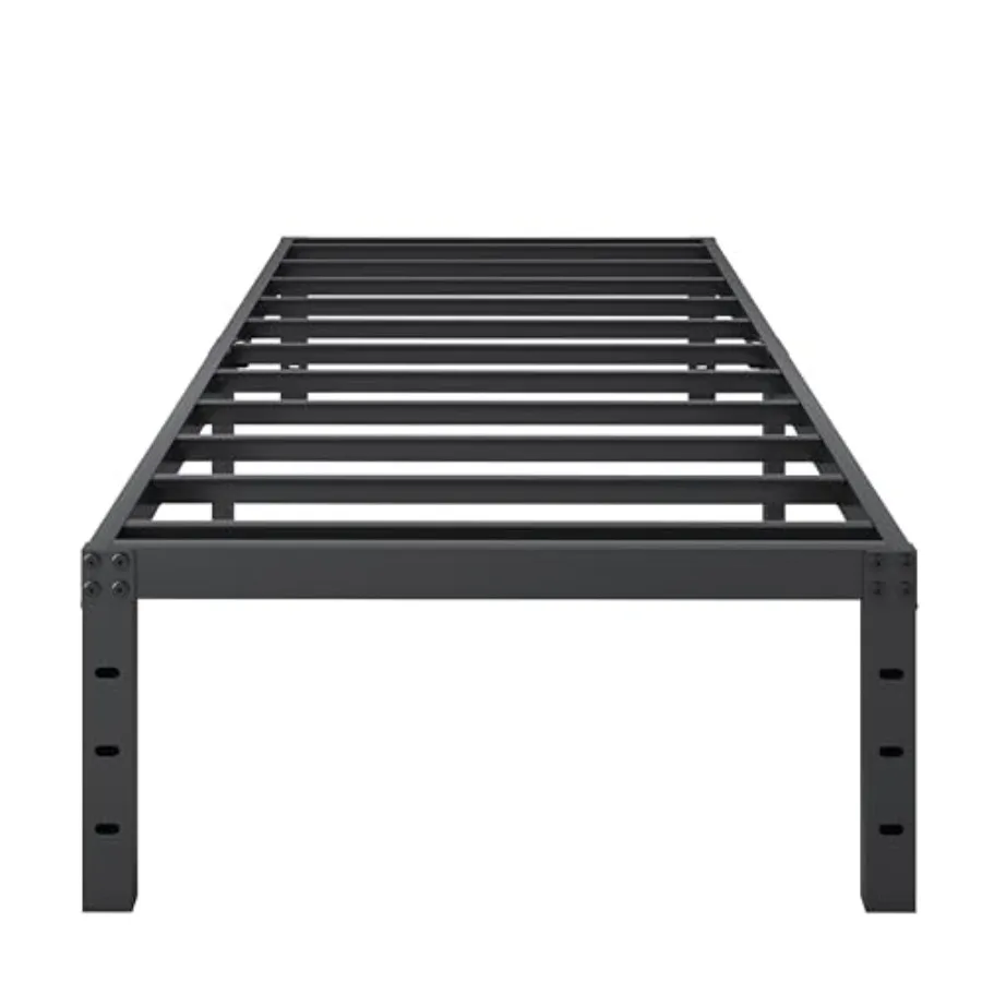 

Bed Frame, Metal Platform Bed Frame No Box Spring Needed, Mattress Foundation, Storage Space, No Noise, Easy Assembly