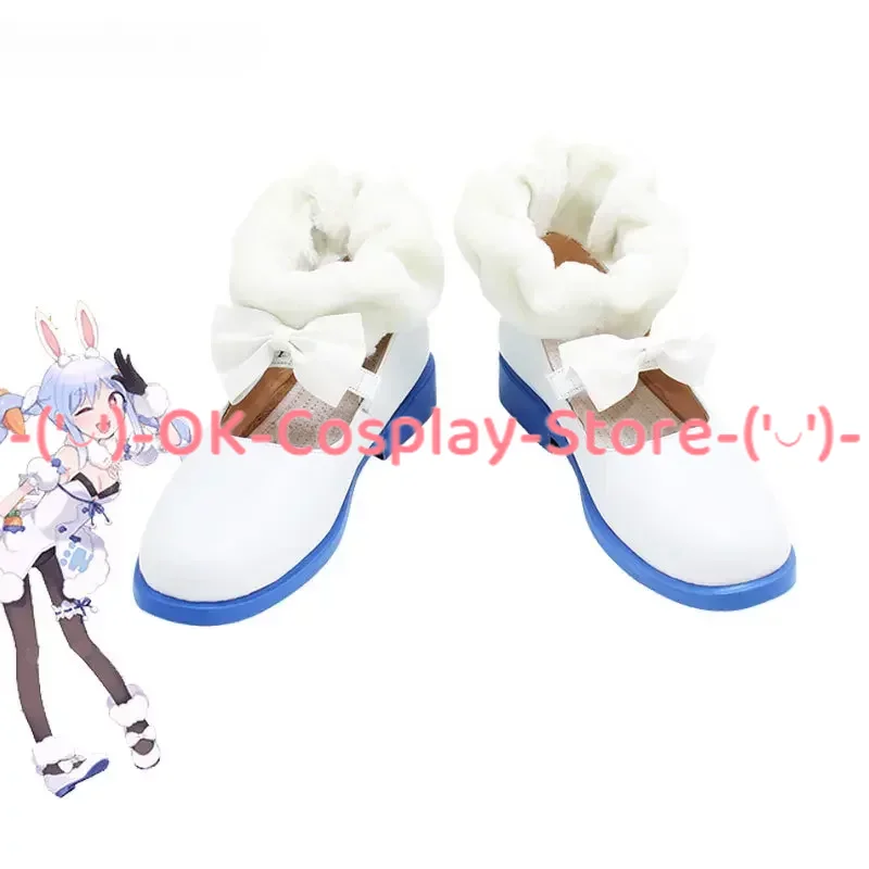 

Usada Pekora Cosplay Shoes Halloween Carnival Boots PU Shoes Vtuber Cosplay Props Custom Made