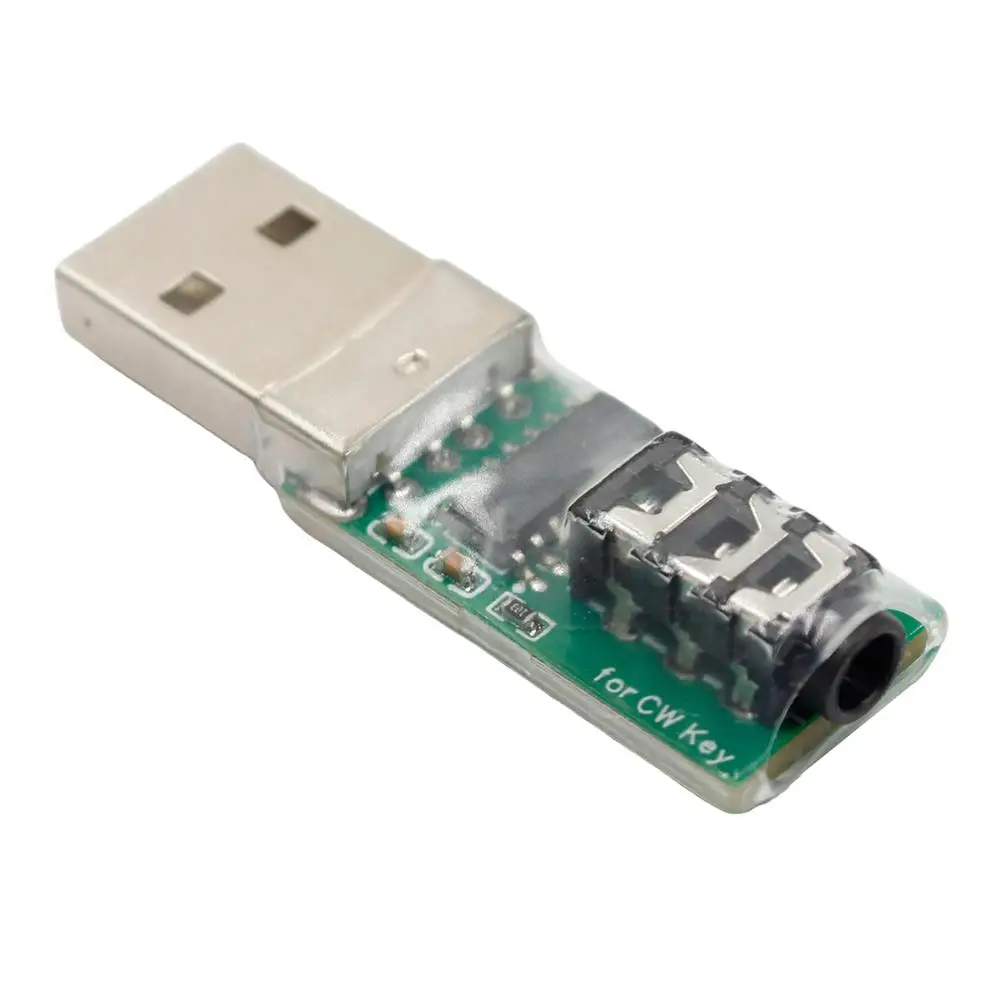 CW Trainer For Morse Code Computer Phone Connector Code Trainer Connector USB Connection 3.5mm Diameter Key Interface