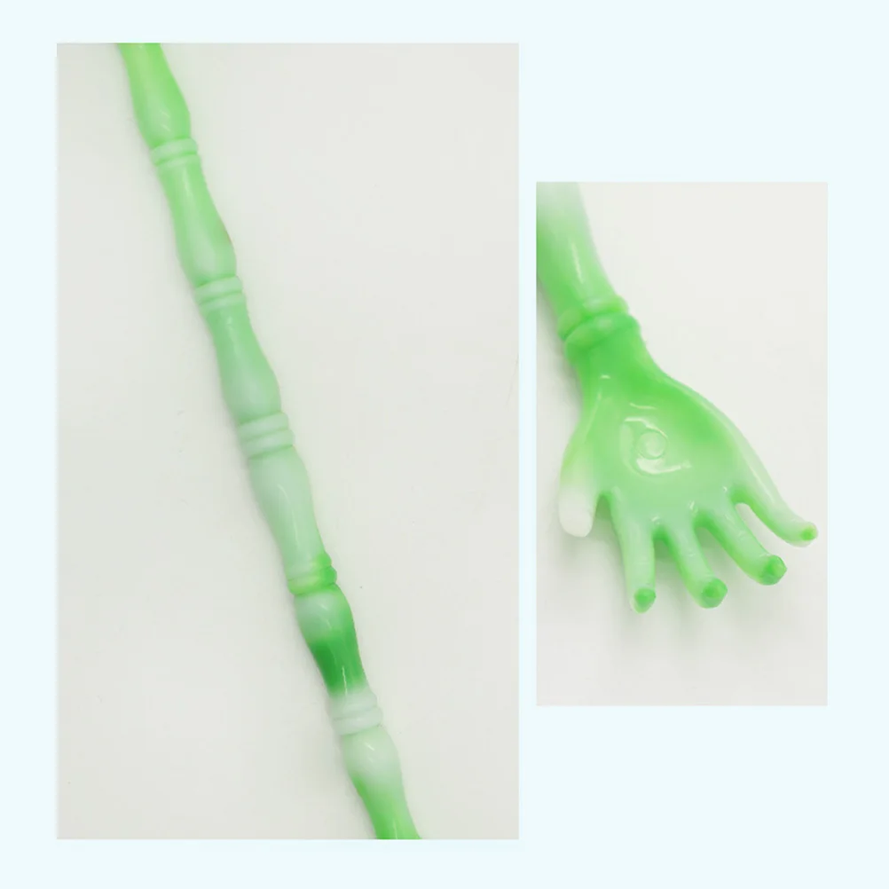 

1pc Itchy Scratcher Body Massager Green Ergonomic Design For Neck Shoulder Back Muscle Relaxation Manual Cervical Roller