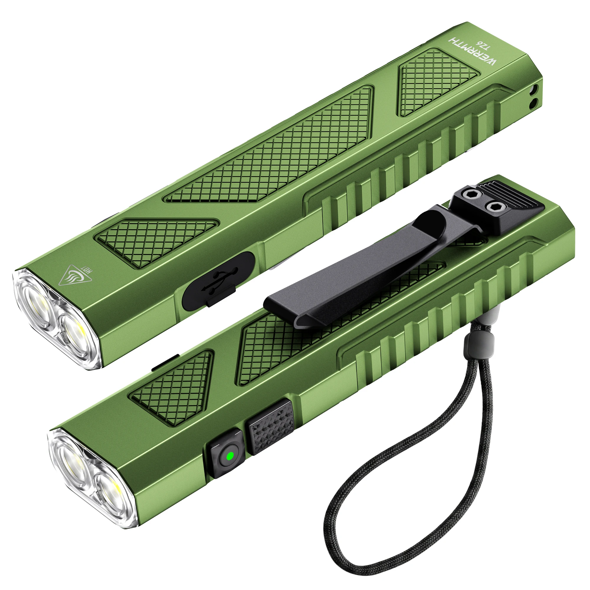 Edc Carry Flashlight - 1650LM 자석식 EDC 손전등 선물 세트