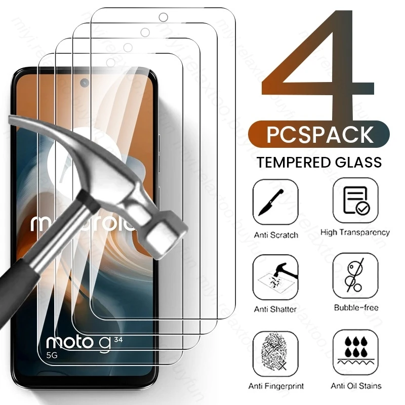 زجاج مقسى لموتورولا موتو ، واقيات الشاشة ، أفلام عالية الدقة ، موتو G04 ، G04s ، G14 ، G24 ، G54 ، Power G34 ، G64 ، G84 ، MotoG34 ، G 34 ، 5G ، 4 ، 9 ساعات #1