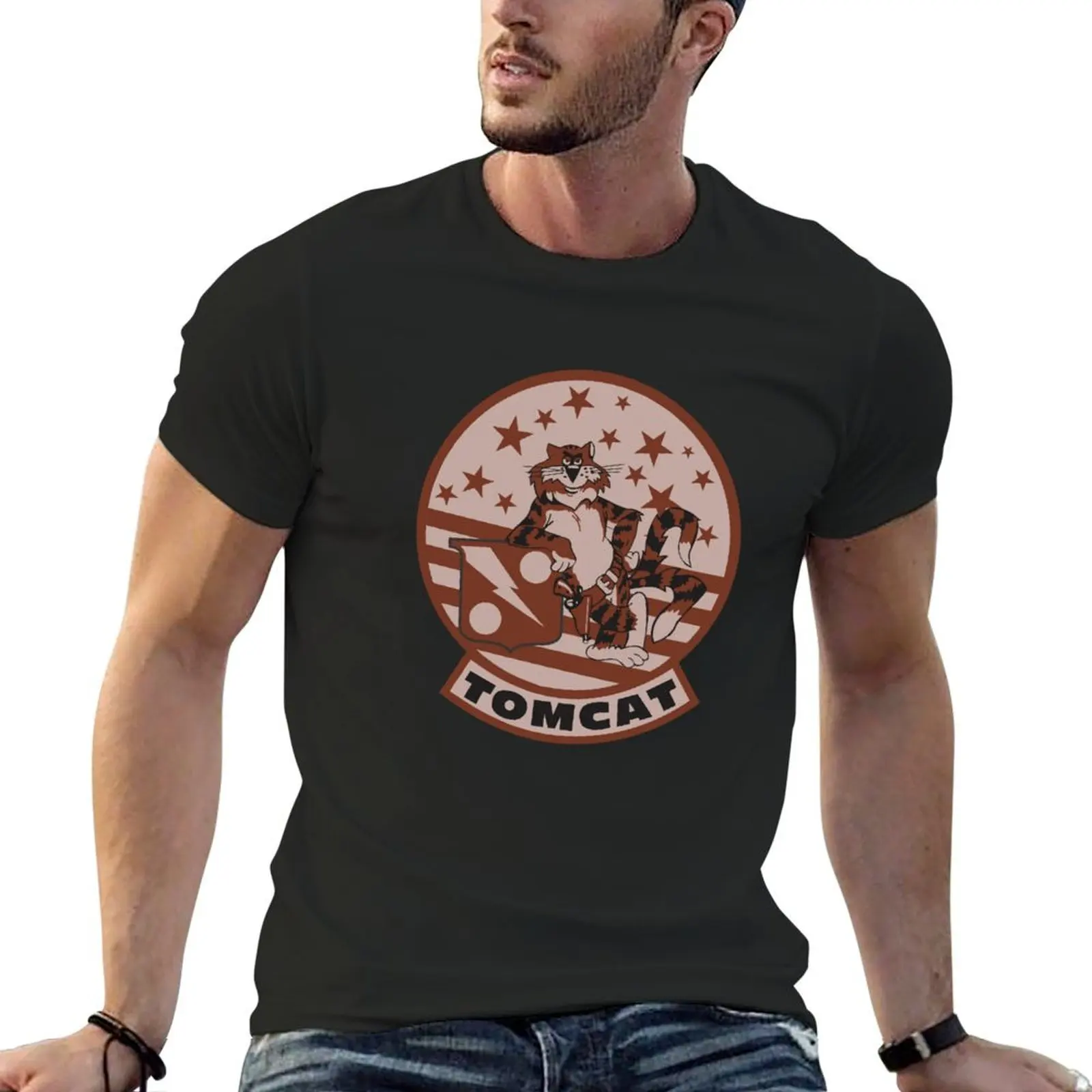 F-14 Tomcat - Desert Red Rippers - Clean Style T-Shirt quick-drying quick drying blue archive men tshirt