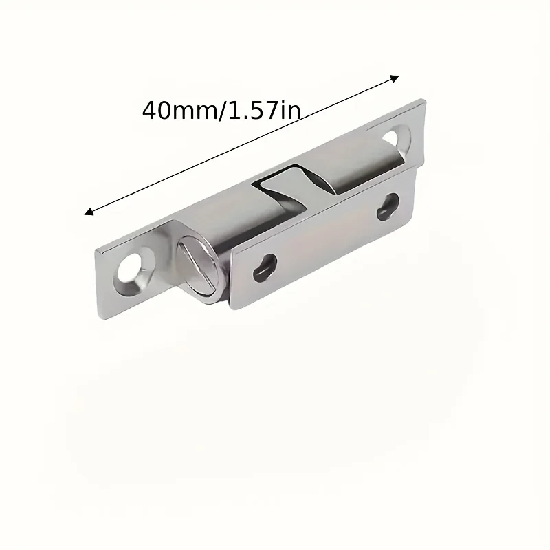 5 pieces of furniture bumpers and 20 installation screws. Door latch spring, ball lock for the closet door, door catch.