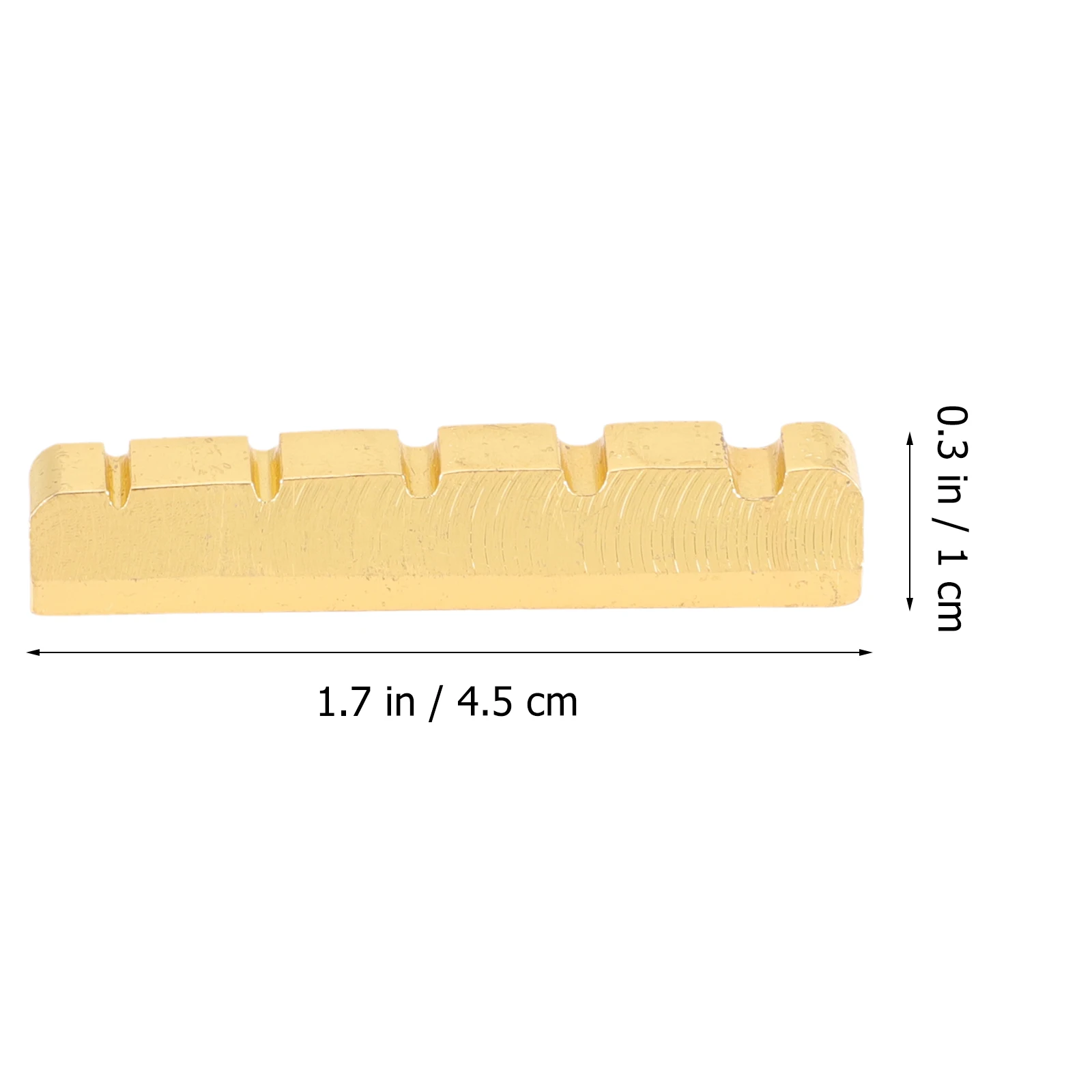 

Music Instrument Nut Electric Bass Bridge Adjustment Brass Parts Golden Guitar Accessories