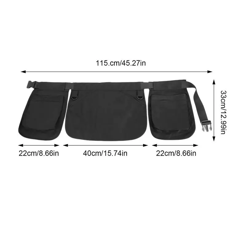 Multi-pockets Waist Tool Belt Bag Electrician Carpenter Tool Bag Adjustable Hardware Storage Belt Carrying Pouch Pocket Case