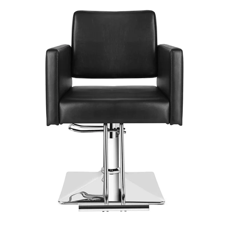 &Barber Chairs Simple Comfort Commercial Furniture Sillas Hair Salon Lift Barber Chairs Nordic Vintage Perm Hair Dyeing