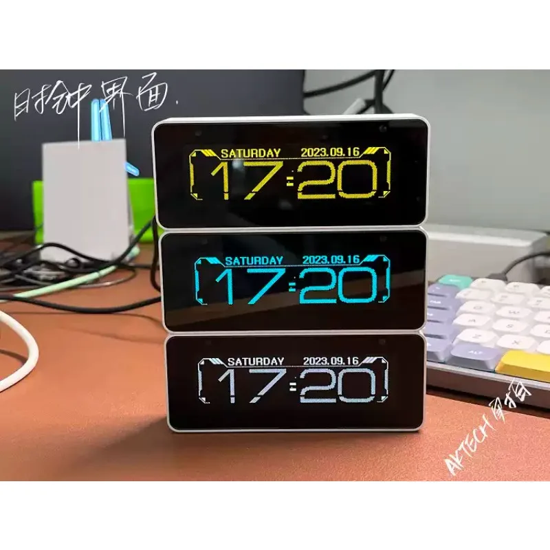 Everbright Store AK25664 Clock Bluetooth Spectrum Light | Multifunctional Music Audio Visualization Level