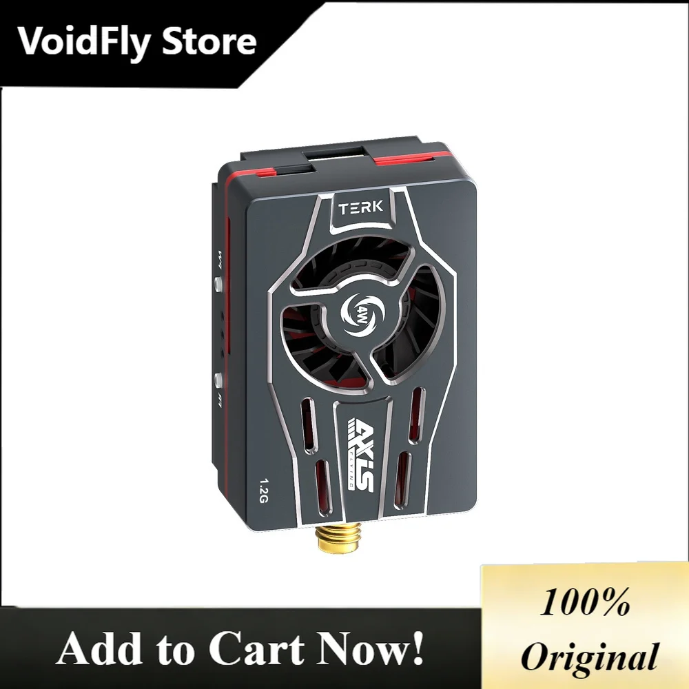 VoidFly Axisflying TERK 1.2G 4W Analog VTX Image Transmission Drones Accessories for RC FPV Freestyle Drone Dual-coresuper Heat