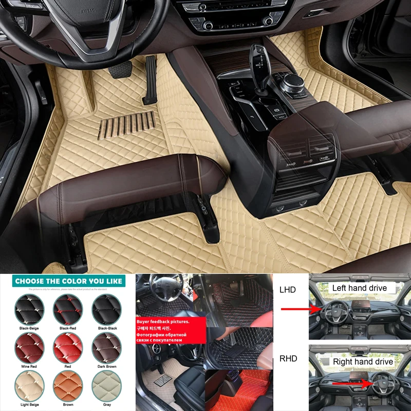 

Custom Car Floor Mat for BMW 1 series all model year E81 E87 E88 E82 F20 F21 F40 F52 auto accessories styling Carpets rug