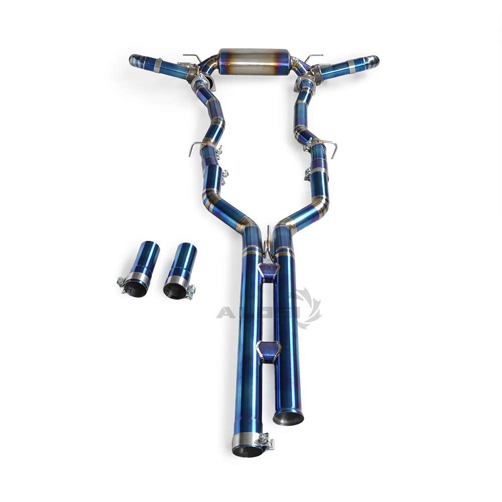 For Aston Martin DB11 4.0T 2017-2022 DB12 2023- High performance titanium exhaust cat-back lightweight sports car sound exhaust