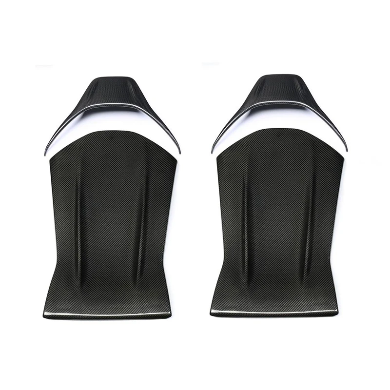 

100% Dry Carbon Fiber Seats Cover Backrest Chair Cover For Mercedes Benz W205 C63 Sedan 2014-2019 Back Seat Covers