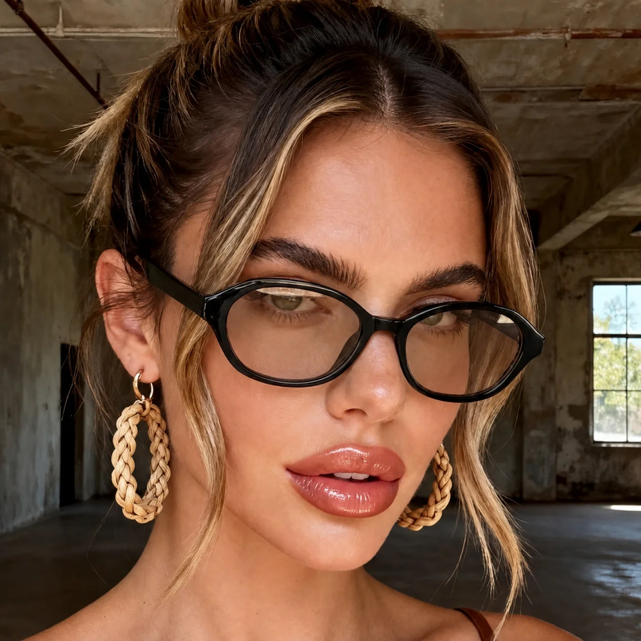 Retro Eyewear Street  Oval Sunglasses Pc Sunglasses Oval Full Frame Sunglasses For Outdoor Activities Driving Women