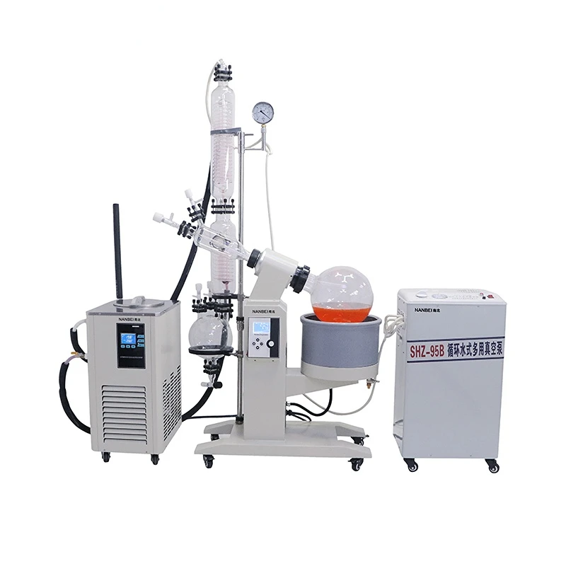 Short Path Distillation 5L 10L 20L 50L Essential Oil Extraction Rotary Evaporator with Vacuum Pump