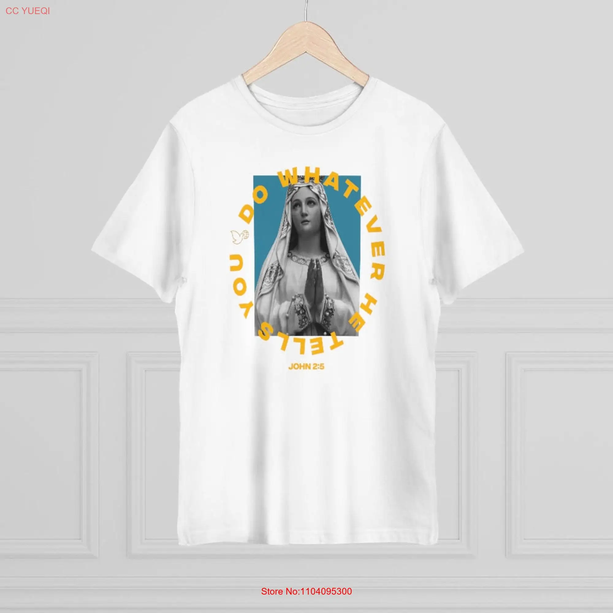 Our Lady of Lourdes T shirt long or short sleeves