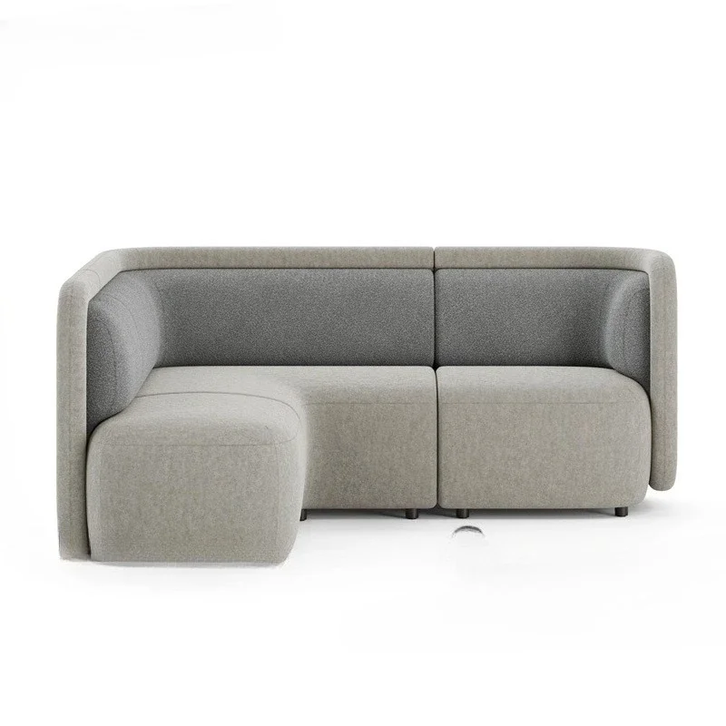

Simple fabric sitting area Private card seat Small apartment Living room Sofa office Reception waiting area High back card seat
