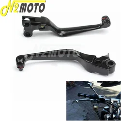 Black Motorcycle Clutch Brake Lever Skull Handle Levers For Harley Touring Road King 1996-2007 Sportster XL883 XL1200 1996-2003