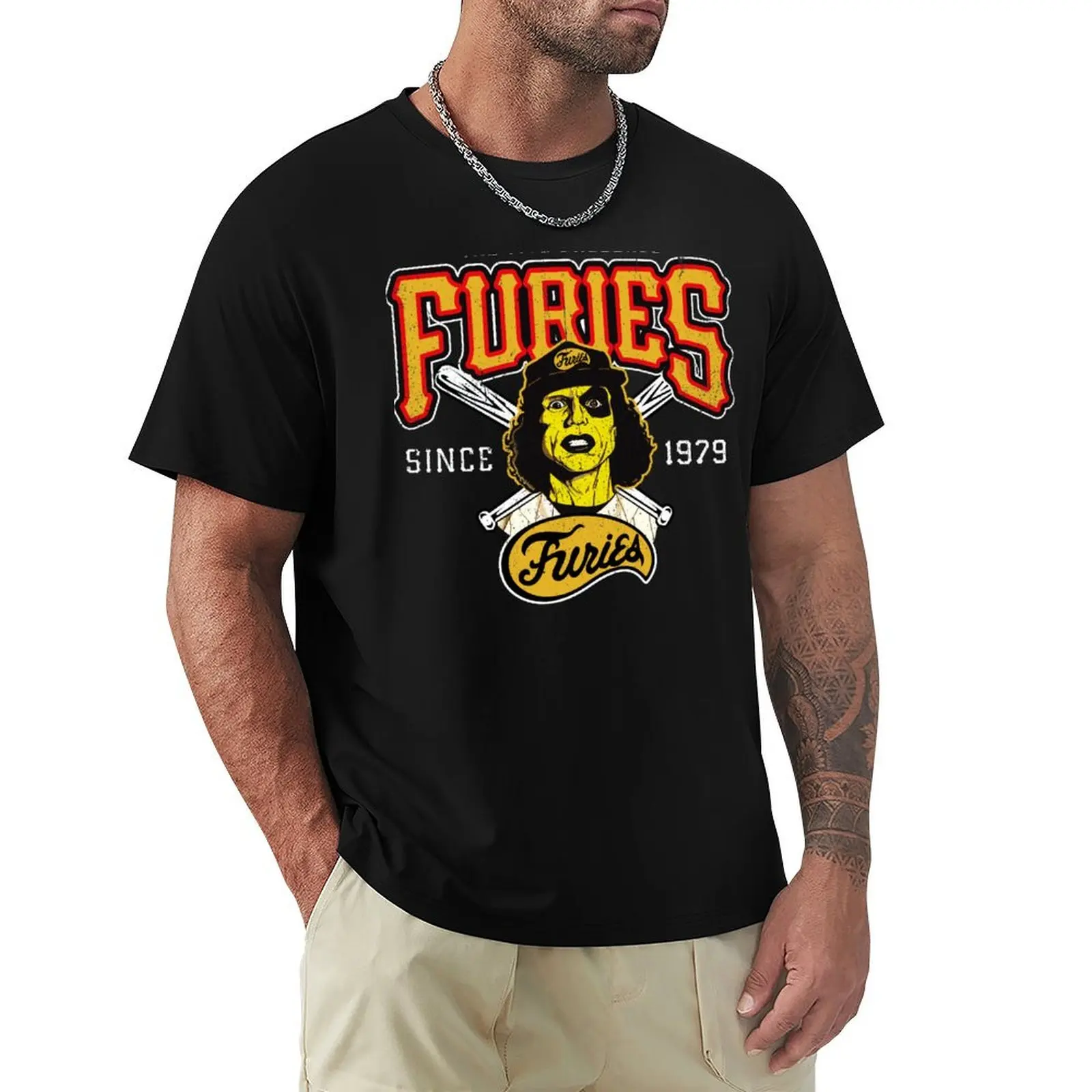 Baseball Furies From Warriors T-Shirt Casual Graphic Print Tee