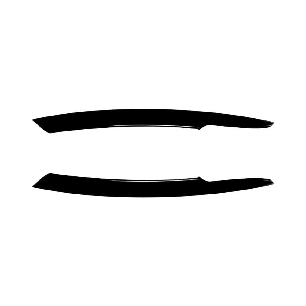 Headlight Eyelids Eyebrows Stickers For Passat For B6 2005-2010 Carbon Fiber Black ABS Car Exterior Mouldings Trim Accessories