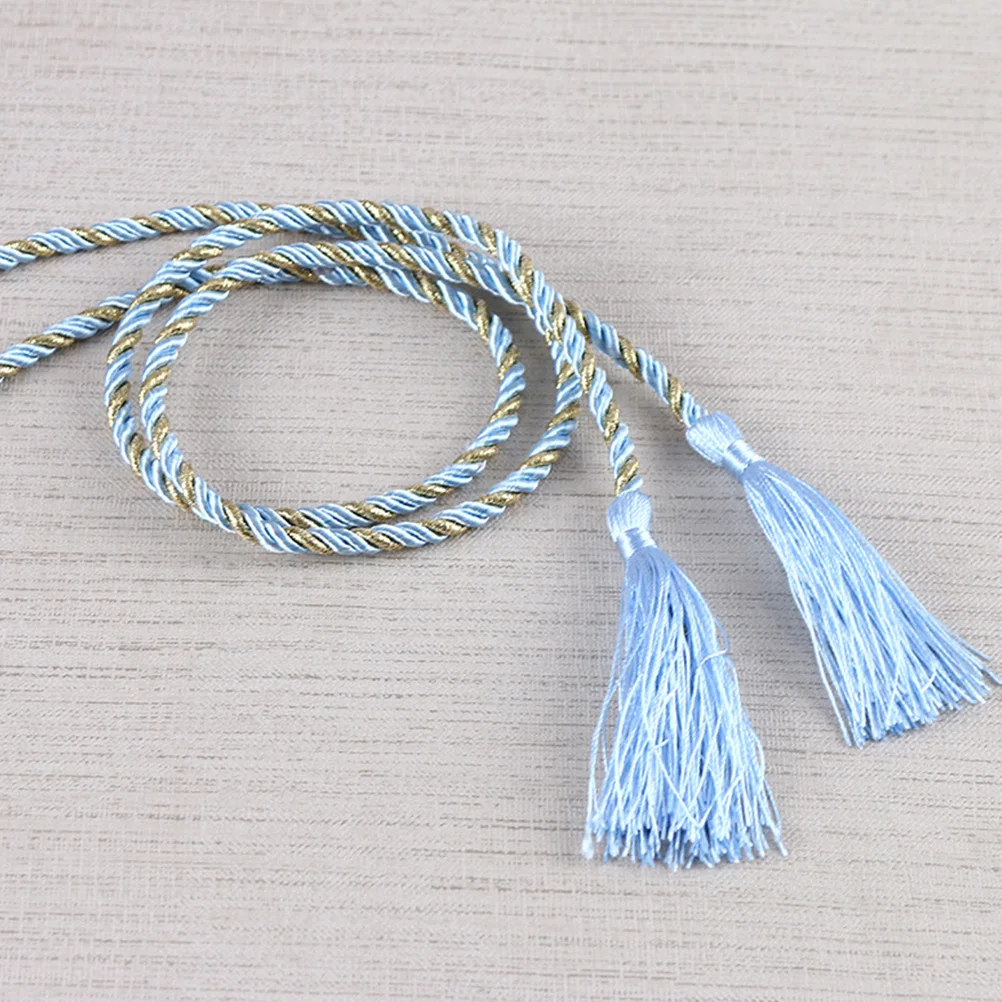 

2 Pcs Curtain Tie Rope Versatile Tiebacks Lace up Beautiful Home Decoration Ties Cotton