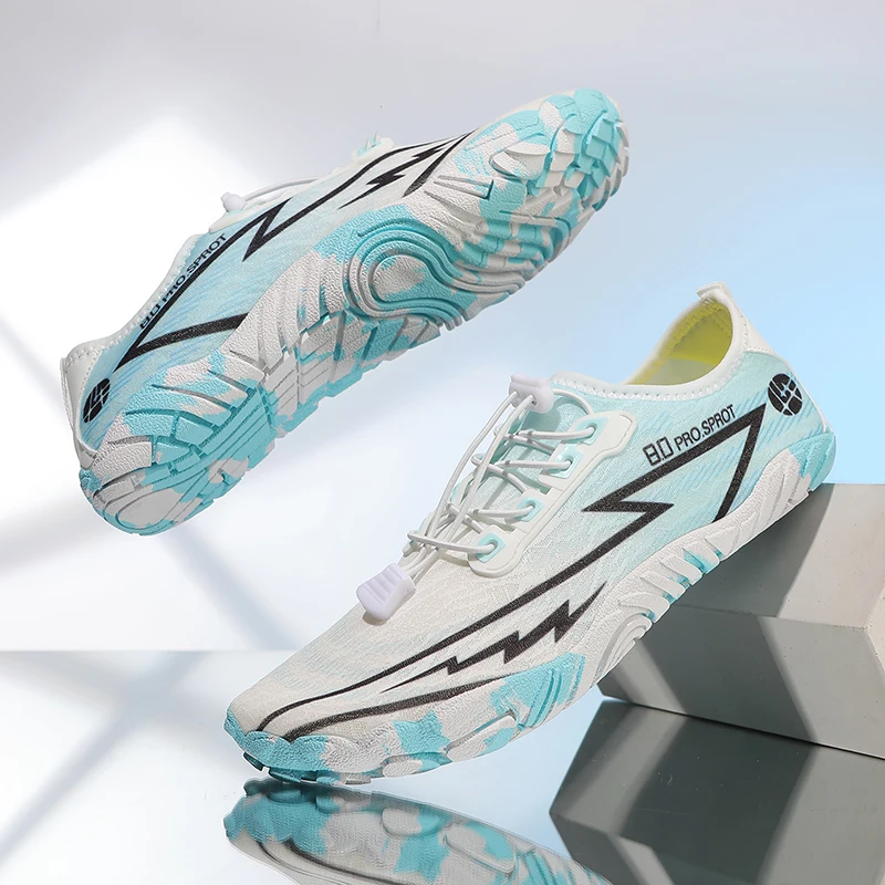 Mens Quick Drying Water Shoes Unisex Breathable Aqua Shoes Slip on Non Slip Wading Shoes Travel Water Park Pool Ladies Sneakers