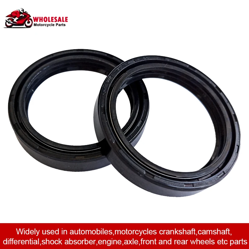 2pc/4/8pc 50x63x11 50 63 11 Front Shock Fork Damper Shaft Oil Seal Dust Cover For APRILIA MXV450 RXV450 SXV450 SXV550 2009-2011