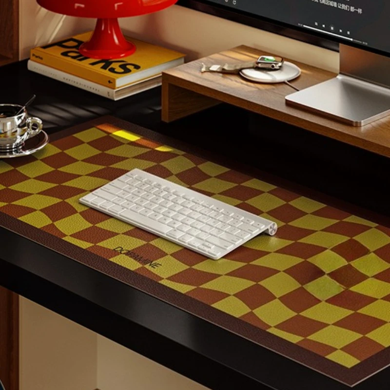 Mouse Pad Office Keyboard Pad Waterproof Oil Resistant Washable Heat-resistant Desktop Pad