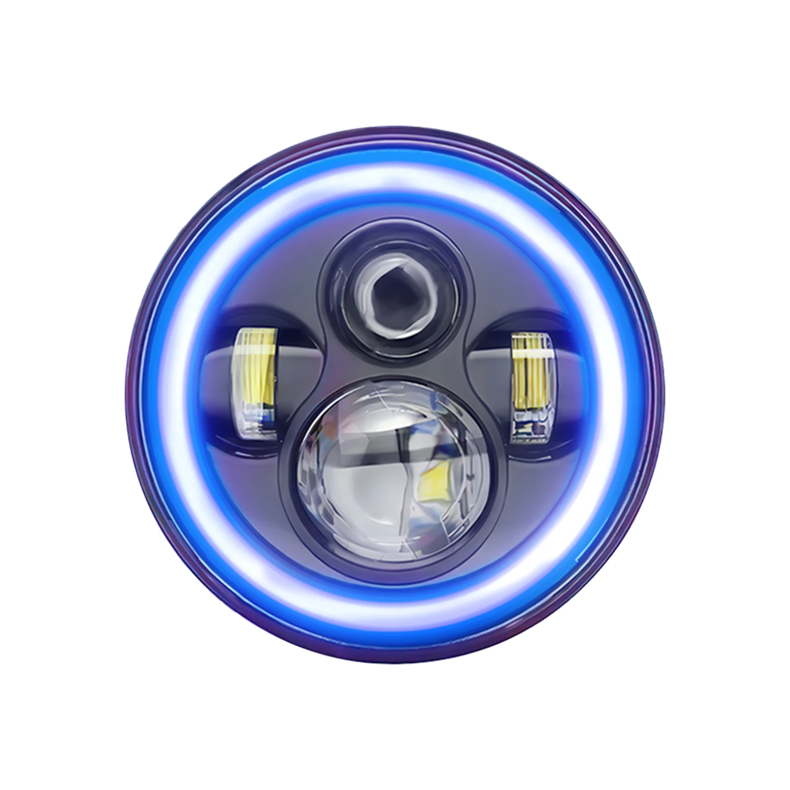

1Pcs 7 inch 140W 14000LM 9-30V IP67 Red Angle Eyes LED Headlight with DRL Turn Signal Low Beam High Beam for Jeep Wrangler JK