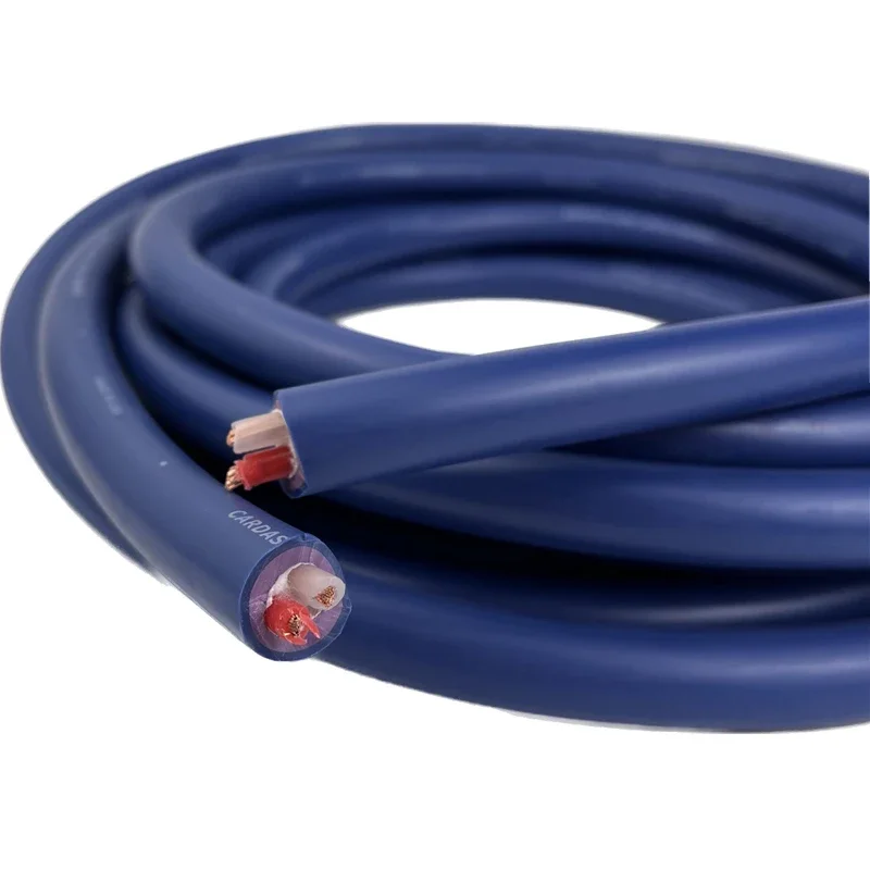 كابل مكبر صوت HiFi خفيف شفاف من Audiophile Cardas، سلك مكبر صوت من النحاس النقي للغاية