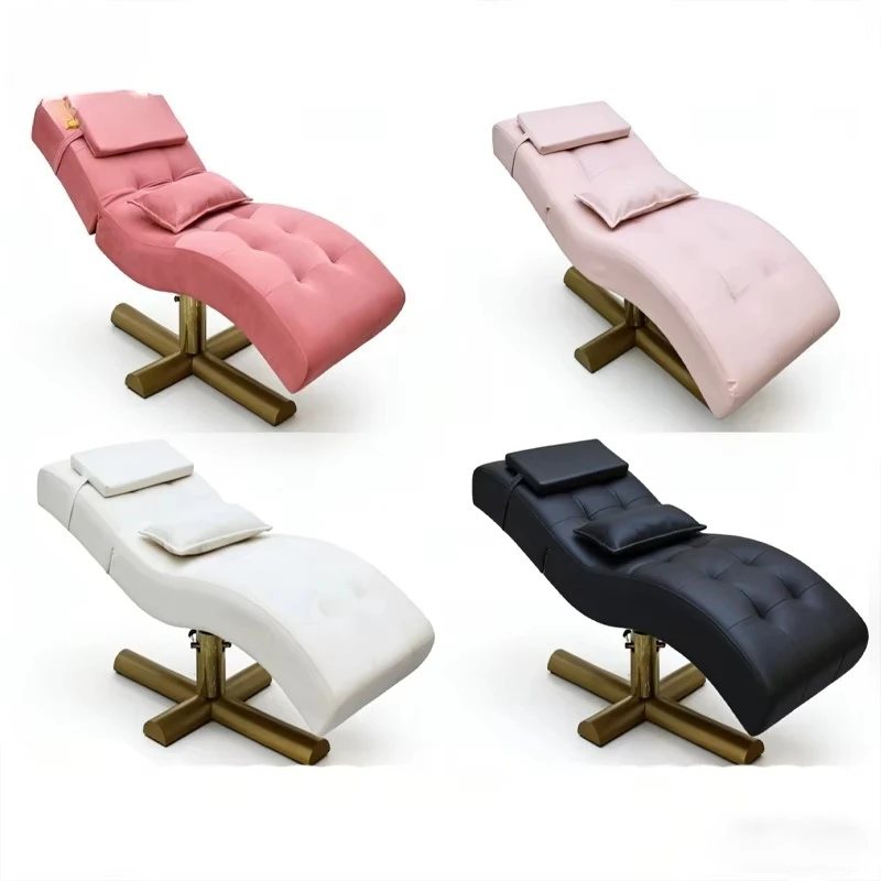 Beauty Bed with Adjustable Height and European-style Swivel Function Suitable for Eyelash Extensions