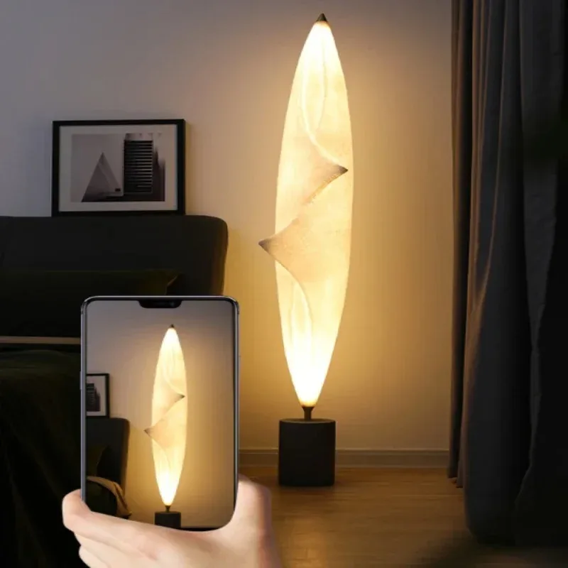 

【Best-selling】Sail Floor Lamp Designer Art Sofa Atmospheric Standing Light Sensor Art Gallery Tornado Vertical Floor Lamp