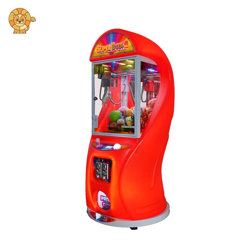 Super Box 2 Claw Crane Game Machines Coin Operated Mini Crane Machine Arcade Prize Machine For Sales