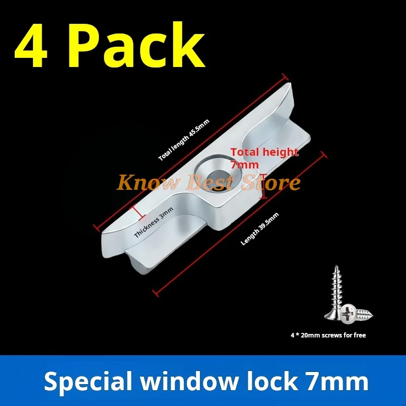 4PCS PVC Steel Internal And External Window Casement Actuator Latch Window Lock High Lock Point Door And Window Latch