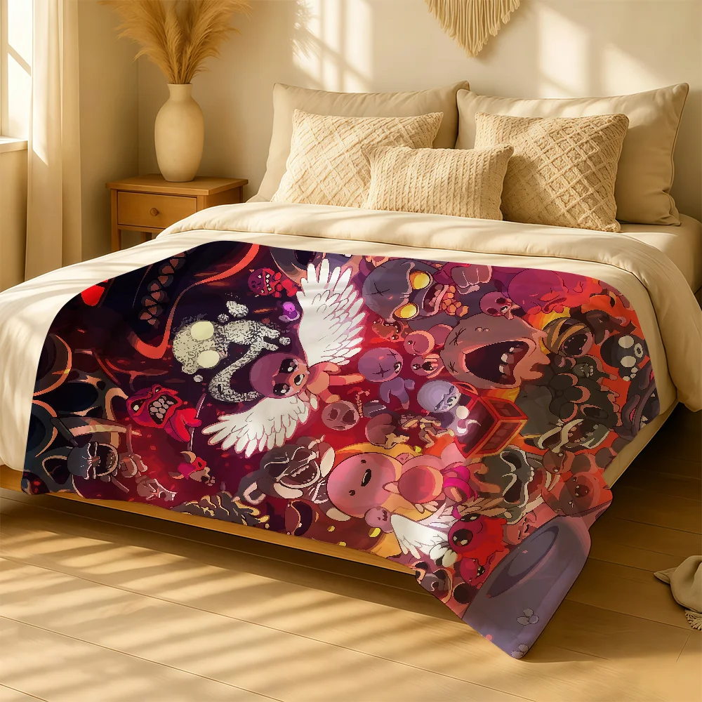 Game The Binding Of Isaac Blanket For Soft Warm Knee For Bedroom Living Room Bed Sofa Camping Picnic Office Gift Throw