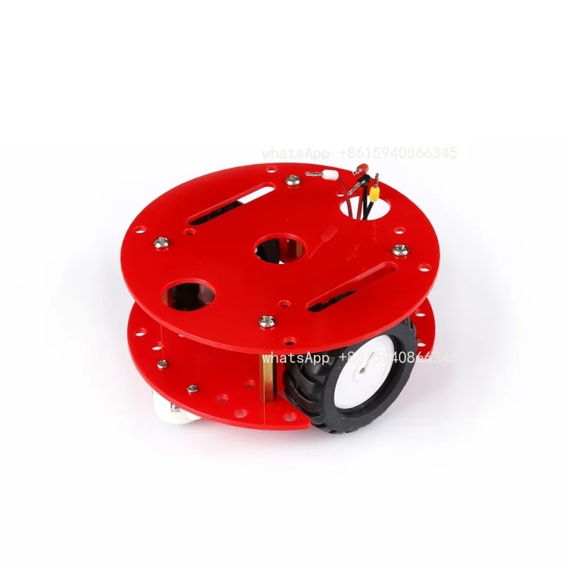 For Arduino car intelligent DIY kit obstacle avoidance infrared remote control car chassis maker robot